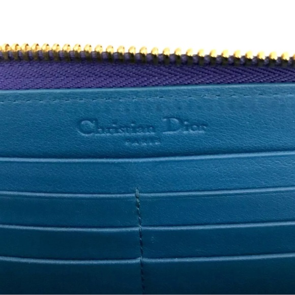 240 Christian Dior Patent Leather Zip Around Long Wallet - Picture 7 of 8